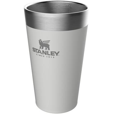 Стакан Stanley Adventure Pint, белый печать логотипа, надписи, принта