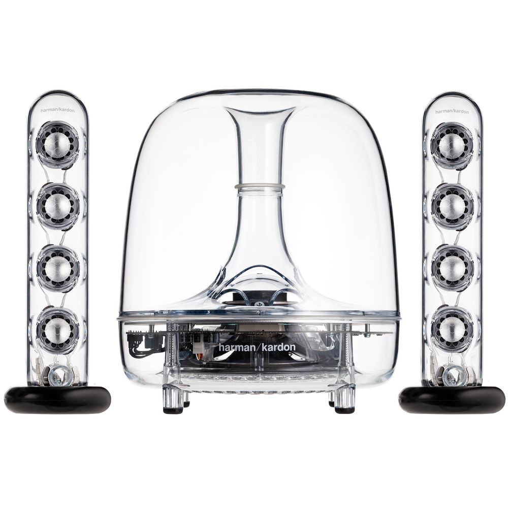 Настольные колонки Harman Kardon Soundsticks 2.1 - печать, нанесение  логотипа